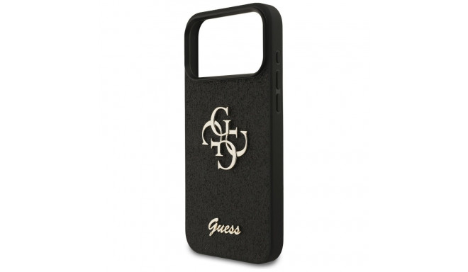 Guess Fixed Glitter Big 4G case for iPhone 17 Pro Max black
