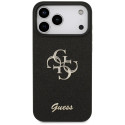 Guess Fixed Glitter Big 4G case for iPhone 17 Pro Max black