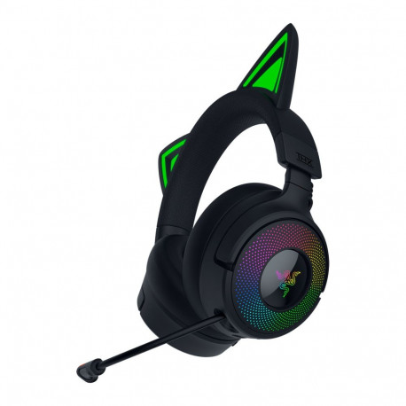 Razer Kraken Kitty V3 Pro Bluetooth üle kõrva must kõrvaklapid