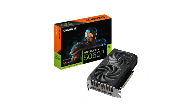 Gigabyte GeForce RTX 5060 Ti WINDFORCE MAX OC 16G | NVIDIA | 16 GB | GeForce RTX 5060 Ti | GDDR7 | H