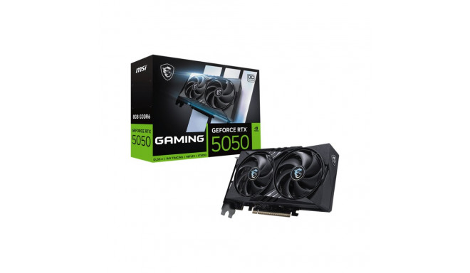 MSI GeForce RTX 5050 8G GAMING OC | NVIDIA | 8 GB | GeForce RTX 5050 | GDDR6 | HDMI ports quantity 1