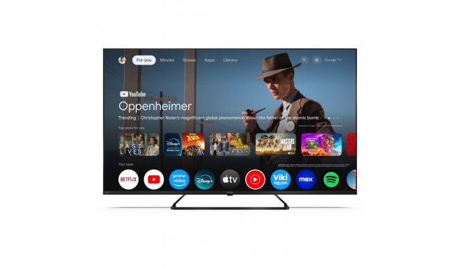 Sharp | 55HP6265E | 55 | Smart TV | Google TV | UHD | Black
