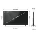 Sharp 55HL4265E 55 nutiteler Google TV UHD must