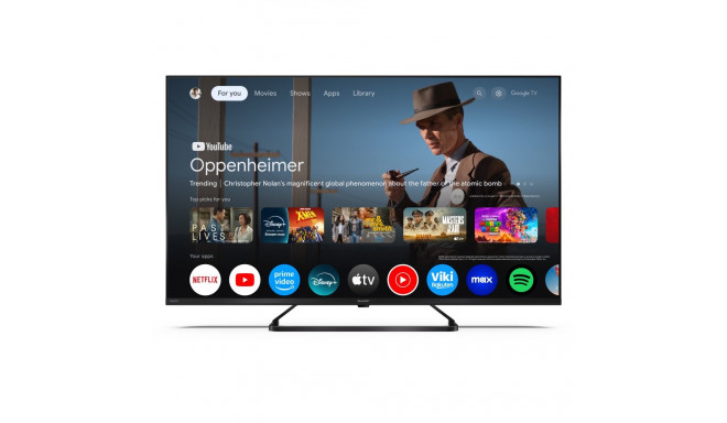 Sharp | 43HP6265E | 43 | Smart TV | Google TV | UHD | Black