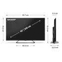 Sharp 43HP6265E 43 nutiteler Google TV UHD must