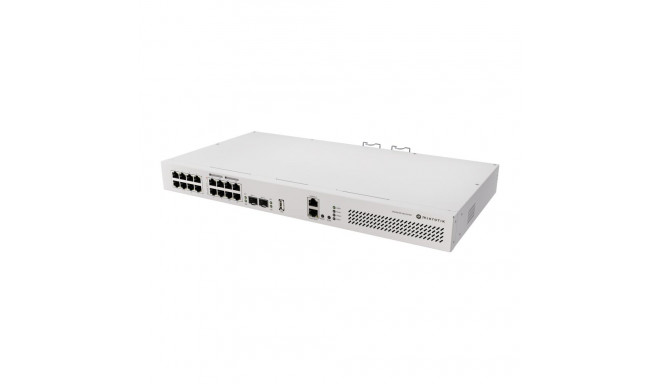 MikroTik Cloud Router Switch RouterOS L5, räkimoodul korpus CRS418-8P-8G-2S+RM