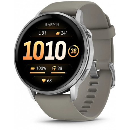 Garmin Venu 4 45mm, silver/silver gray