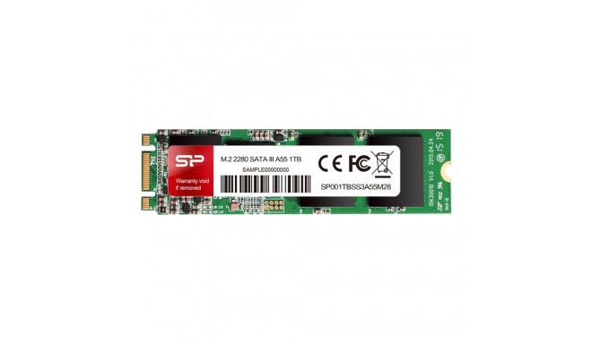 Silicon Power | A55 | 256 GB | Solid-state drive interface M.2 SATA | Read speed 550 MB/s | Write sp