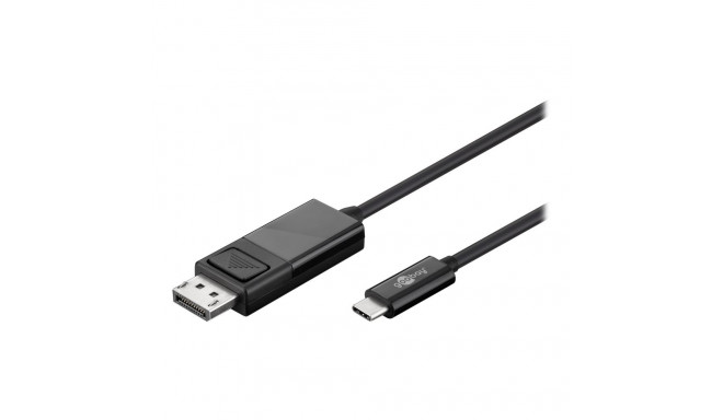 Goobay USB-C–DisplayPort adapterkaabel (4k 60 Hz) 79295 USB-C isane DisplayPort isane USB-C–DP 1,2 m