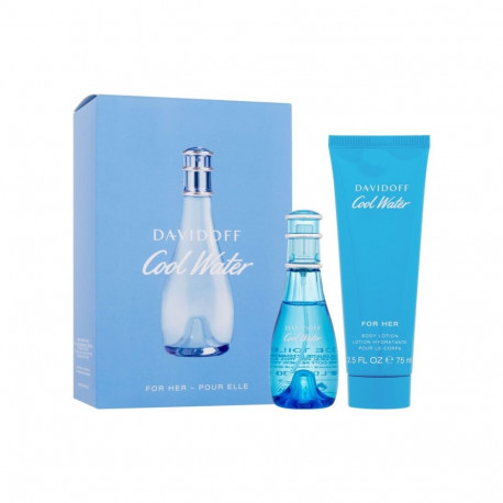 Davidoff Cool Water Eau de Toilette (30ml) (Edt 30 ml + Body Lotion 75 ml)