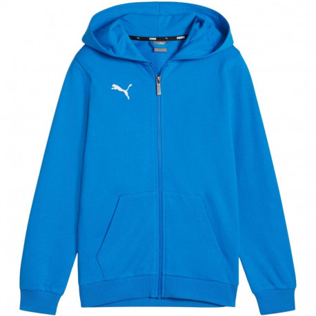 Bluza dla dzieci Puma teamGoal Casuals Hooded niebieska 658596 02 140cm