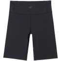 Legginsy damskie krótkie 4F FNK F048 głęboka czerń 4FWAW25TFSTF048 20S XS
