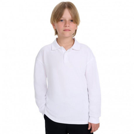 Koszulka dla chłopca longsleeve 4F M483 biała 4FJWAW25TLONM483 10S 140cm