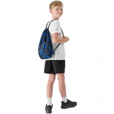 Komplet odzieżowy 4F koszulka, spodenki, worek M084 głęboka czerń 4FJWAW25TAPSM084 20S 134-140cm