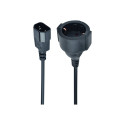 GEMBIRD PC-SFC14M-01 toiteadapteri juhe C14 isane -> schuko emane