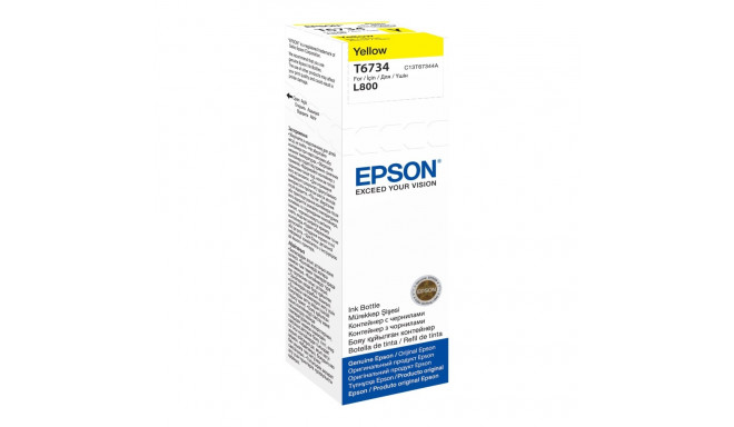 EPSON T6734 YELLOW INK BOTTLE 70ML