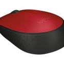 LOGITECH M171 Mouse wireless 2.4 GHz USB wireless receiver black red
