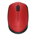 LOGITECH M171 Mouse wireless 2.4 GHz USB wireless receiver black red