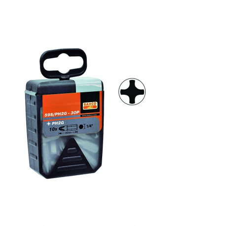 Bits for drywall screws PH2G 25mm 30pcs