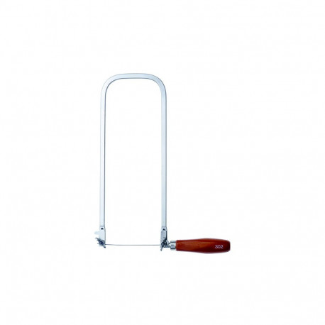 Bahco vineerisaag – 130 mm tera, 300 mm lõikesügavus, terastoru raam, pöögipuidust käepide oranži la