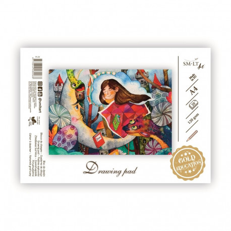 Joonistusplokk A3 120 SMLT 20 lehte