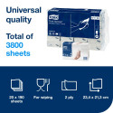 Lehträtik 2-kihiline TORK Xpress Multifold Z-fold Universal H2 23,4x21,3cm 190 lehte (471146)