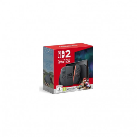 Nintendo Switch 2 Console Set with Joy-Con + Mario Kart World, Black EU