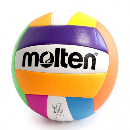 Beachvolleyball ball MOLTEN MS500-NEON, synth. leather size 5