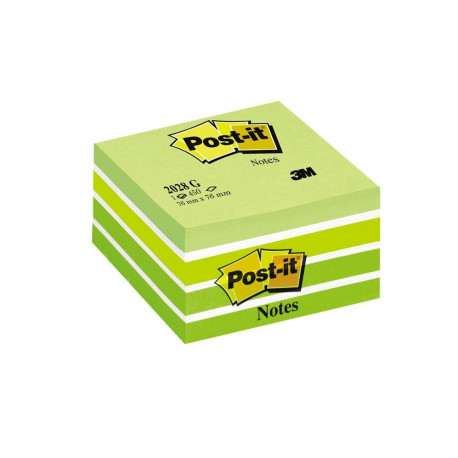 Märkmekuup Post-it Aquarelle 76x76 mm, 450 lehte, pastellroheline