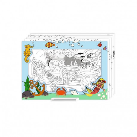 3D pildi joonistuskomplekt Ookean