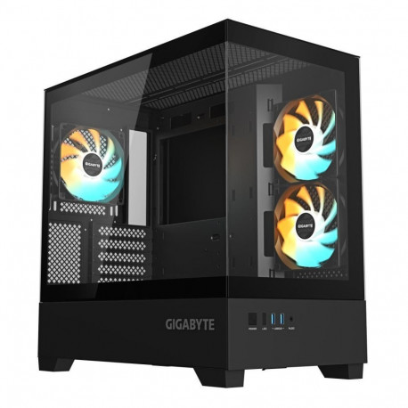 Gigabyte Case||C201 PANORAMIC|MidiTower|Case product features Rackmountable/Removeable HDD basket/Tr