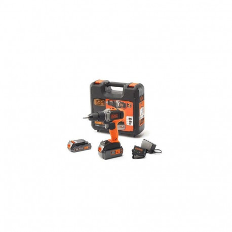 Black & Decker | Cordless Drill/Driver with 2.0 Ah/4.0 Ah Battery | BCD003MEM2K-QW | 18 V | 2.0/4.0 