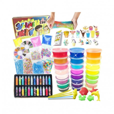 iLike Slime DIY Kit XL Complete Set for Making Slime at Home Multicolor