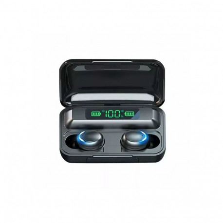 WoW 5C Sport & Leisure Super-Fit TWS Bluetooth 5.1 Stereo Earphones with HD Mic LED charging USB