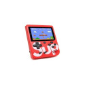 iLike Sup400 8bit Portable Retro Game console with 400 games 3'' LCD with TV RCA cable Red