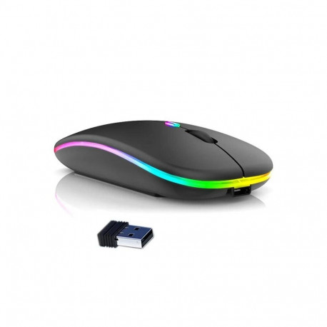 GameBox wireless mouse MR12 RGB, black