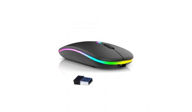 GameBox wireless mouse MR12 RGB, black