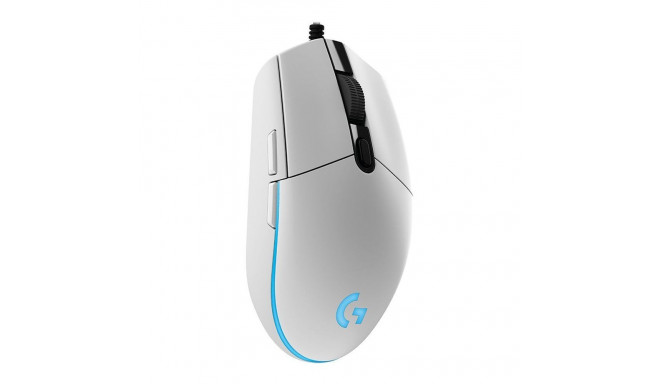 Logitech LOGITECH G203 LIGHTSYNC Corded Gaming Mouse - WHITE - USB