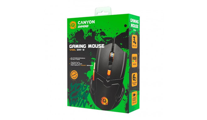 Canyon CANYON mouse Vigil GM-2 RGB 6buttons Wired Black