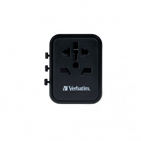VERBATIM Universal Travel Adapter12W 2xUSB-A UTA-1 49543