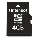 Intenso microSDHC            4GB C10 with Adapter