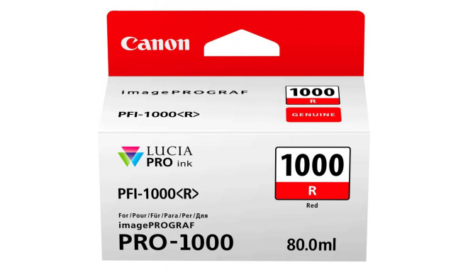 Canon PFI-1000 R red