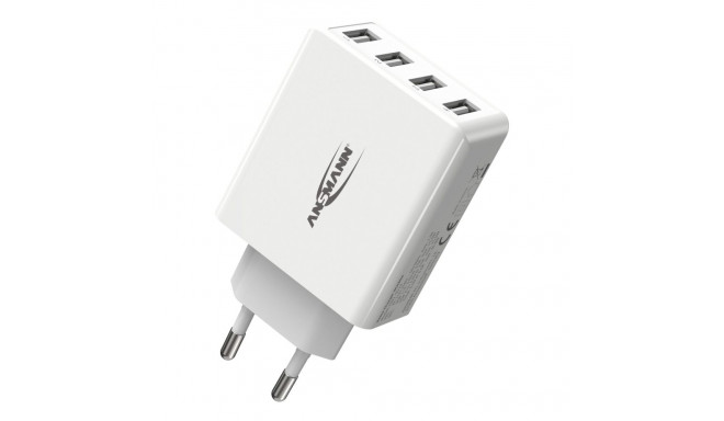 Ansmann Home Charger HC430 4xUSB 3000mA valge