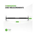 Tõstekang TUNTURI Rapid Adjustable Barbell 11kg