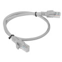 PATCHCORD CAT.5E UTP 0.5M GREY FLUKE PASSED LANBERG 10-PACK