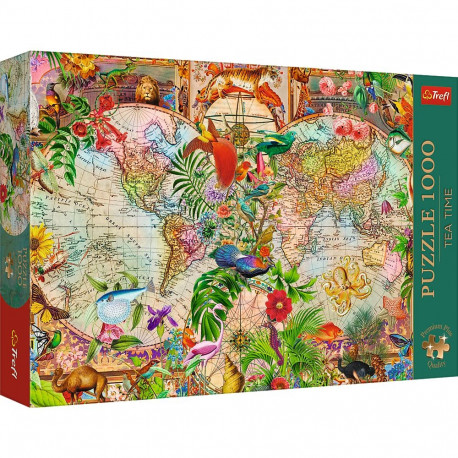 TREFL Premium Plus Puzzle Ancient World Map 1000 pcs