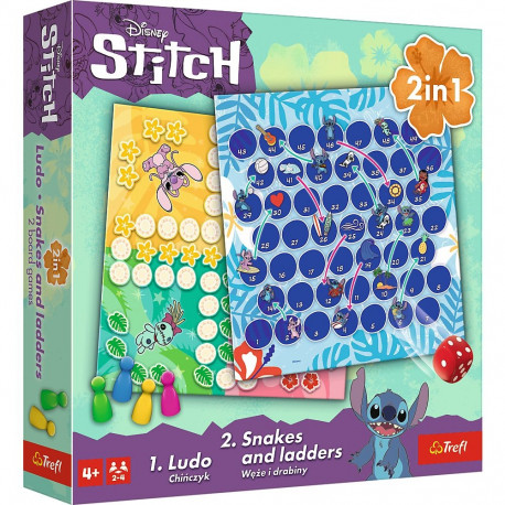 TREFL DISNEY STITCH lauamäng 2 in 1, Stitch ja Lilo