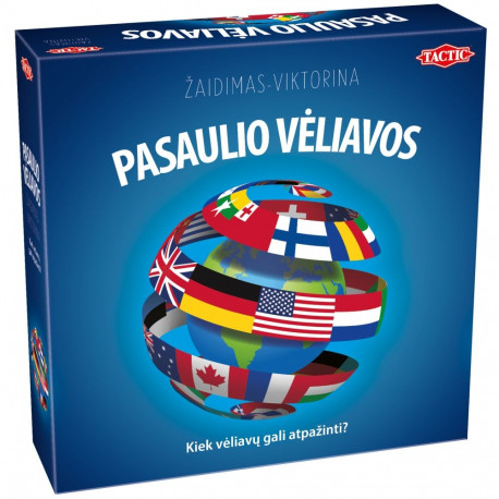 TACTIC boardgame Flags around the World (in Lithuanian lang.)