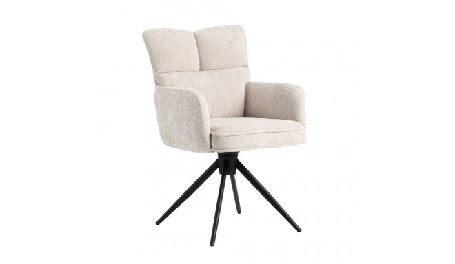 Chair LORENA swivel, white