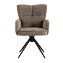 Chair LORENA swivel, beige